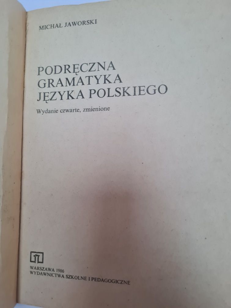 Podręczna gramatyka języka polskiego - Książka