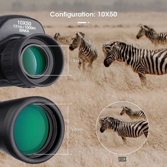 Бінокль Svbony SV206 10x50 Porro