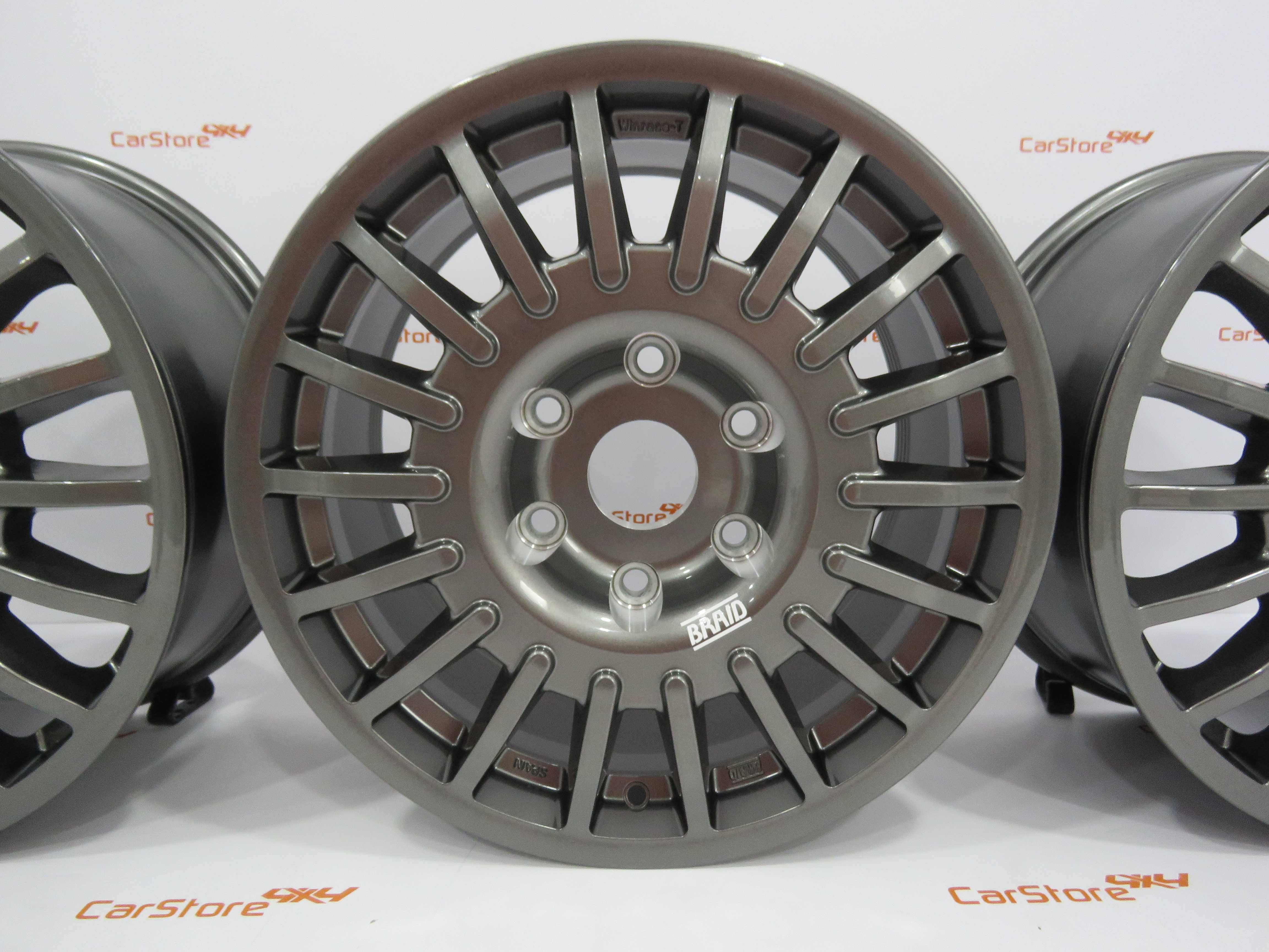 Jantes Braid Winrace T 16 x 7 et 5 6x114.3 Nissan Navara D40