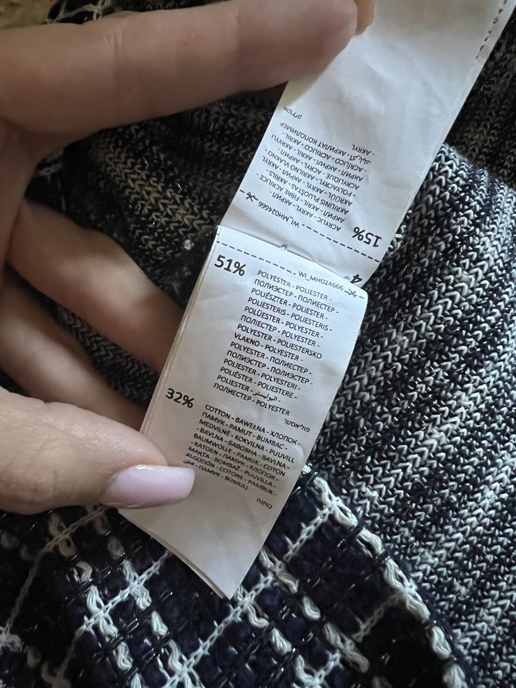 Sukienka Mohito tweed tweedowa Zara mango