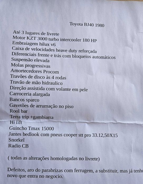 TOYOTA BJ 40 1980
