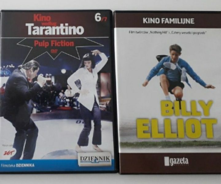 2x DVD Pulp Fiction i Billy Elliot