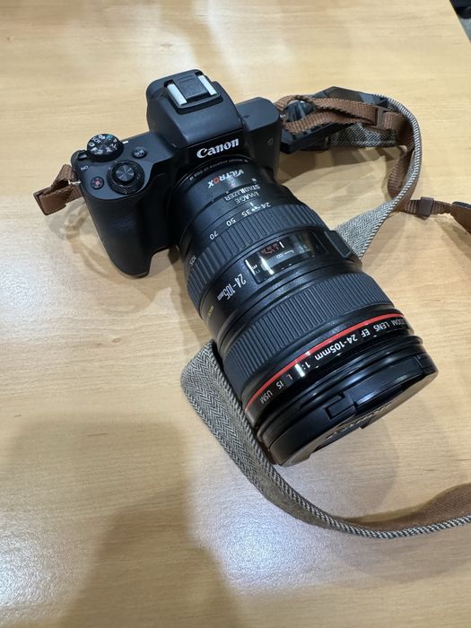 Canon M50 + 3 Lentes + Flash