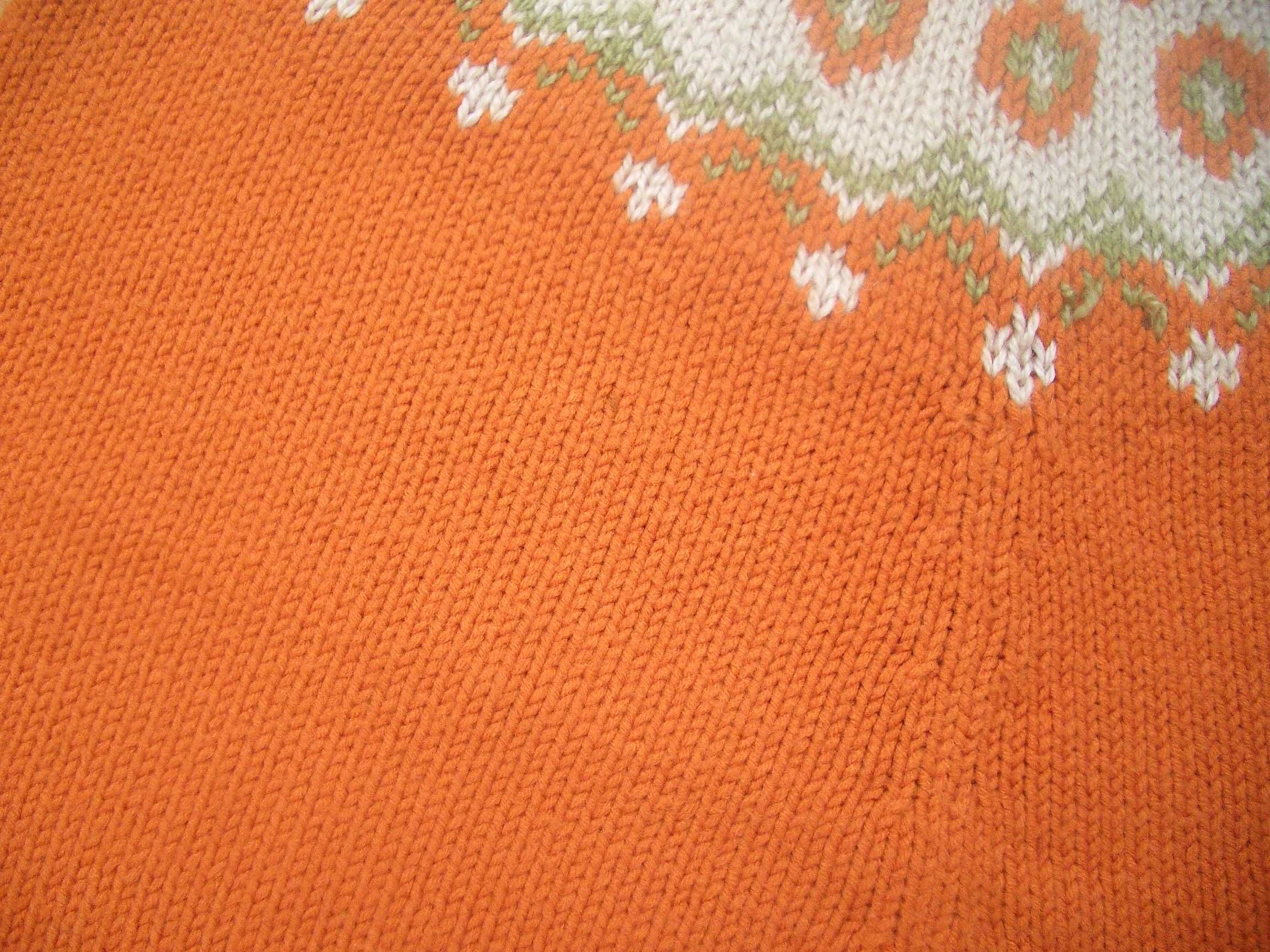 Poncho laranja Zara