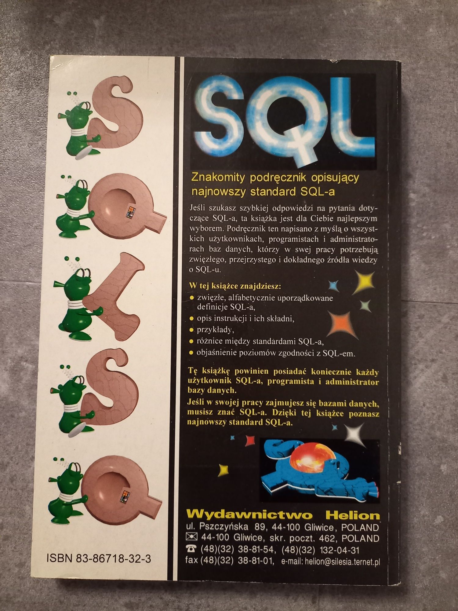 SQL. Znakomity podręcznik opisujący standard SQL 1998