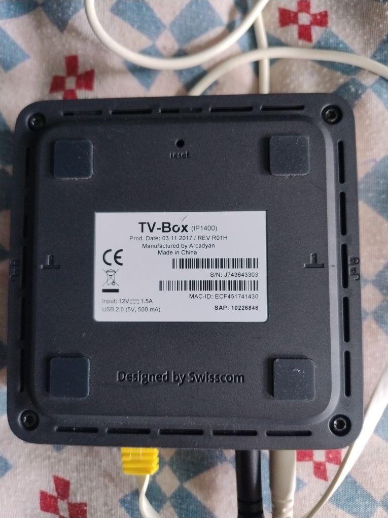 Internet Box 2 Swisscom+ TV Box