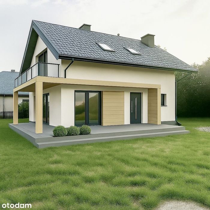 Dom SSZ – Łysokanie 90 m², 4 pokoje+ salon i  widok na góry !