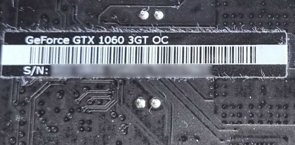 Karta graficzna MSI GTX 1060 3GB OC 3GT GDDR5