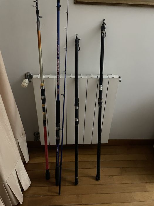 Conjunto de canas de pesca