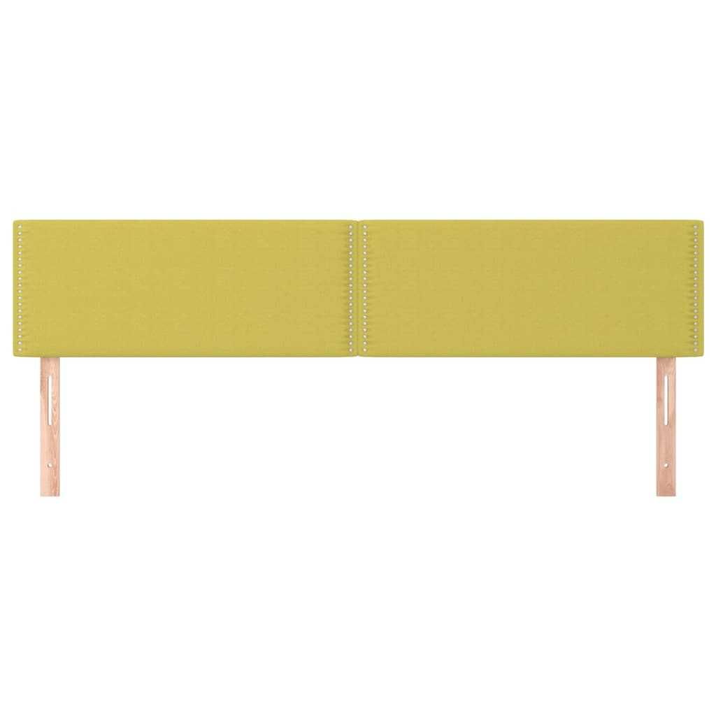 Wezgłowie, wezgłowie do łóżka, zielone 80x5x78/88cm 345951