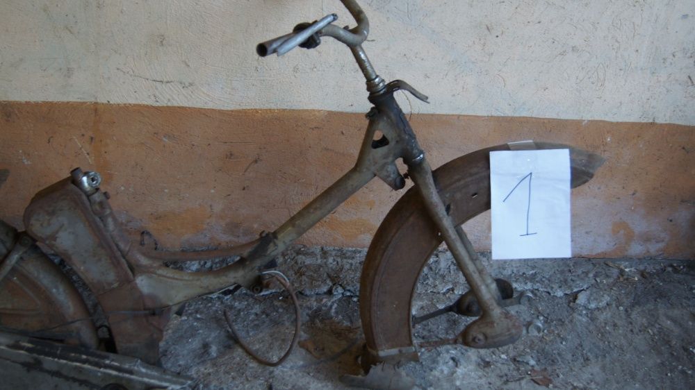 Simson SR2 1958r rama błotniki kierownica osłona łańcucha lagi itd