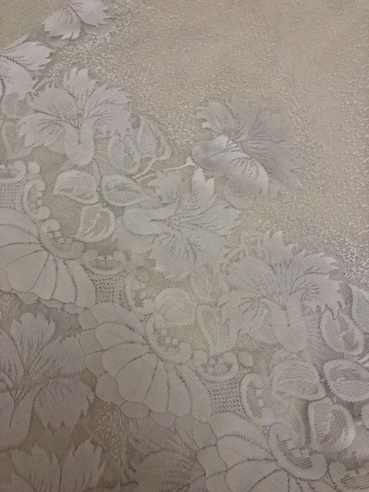 Тюль белая под прищепки 1,9м*2,5м / 1,9*2,1м