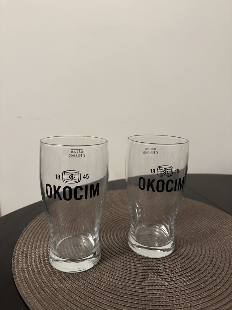 szklanki na piwko dwie po 0,5