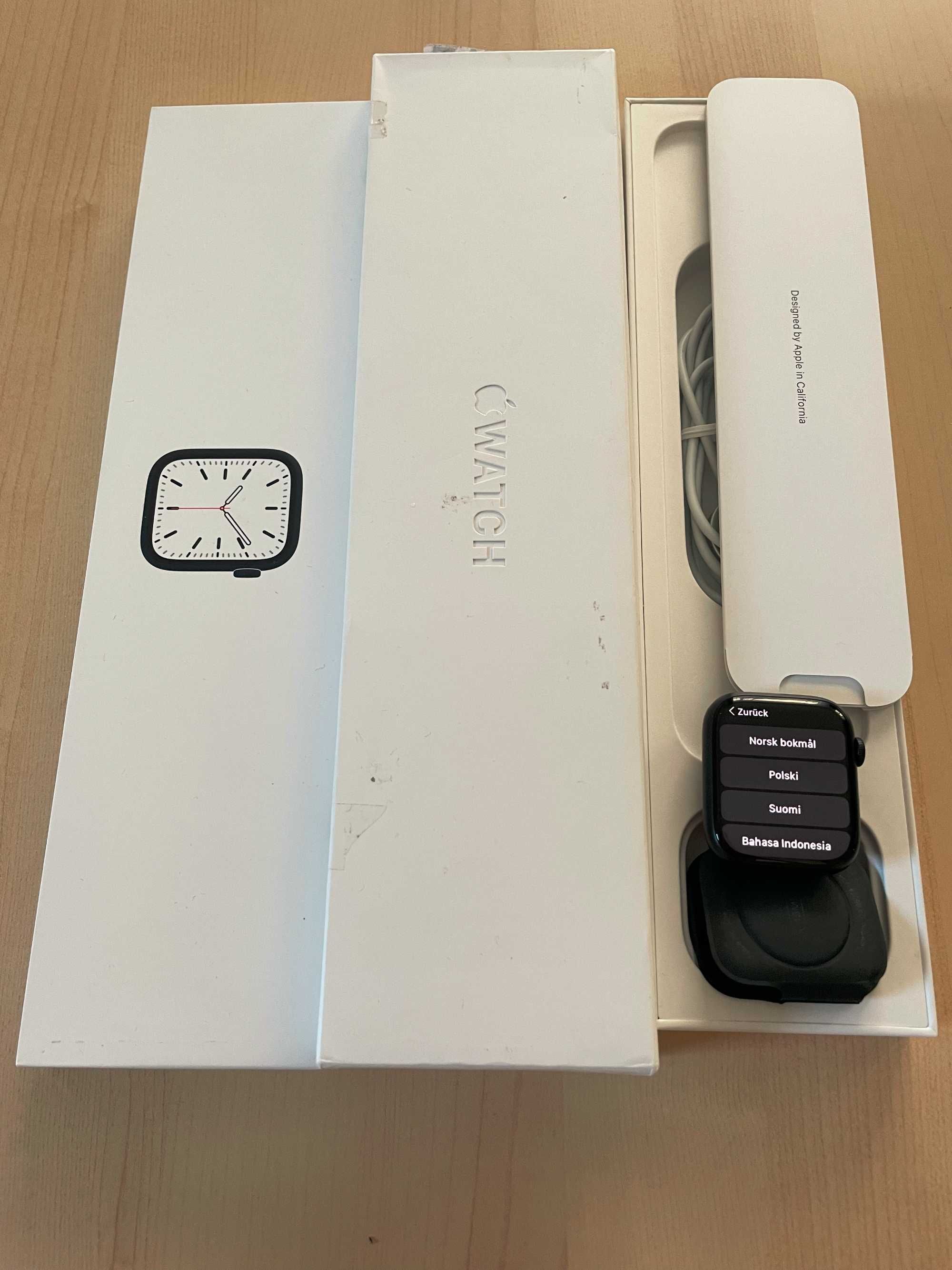 Apple Watch 7 45mm midnight GPS BATERIA 100%