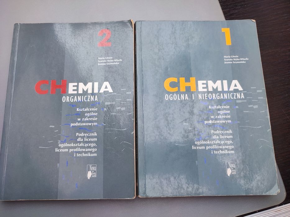 Chemia ogólna i nieorganiczna 1 + 2  Nowa Era Litwin
