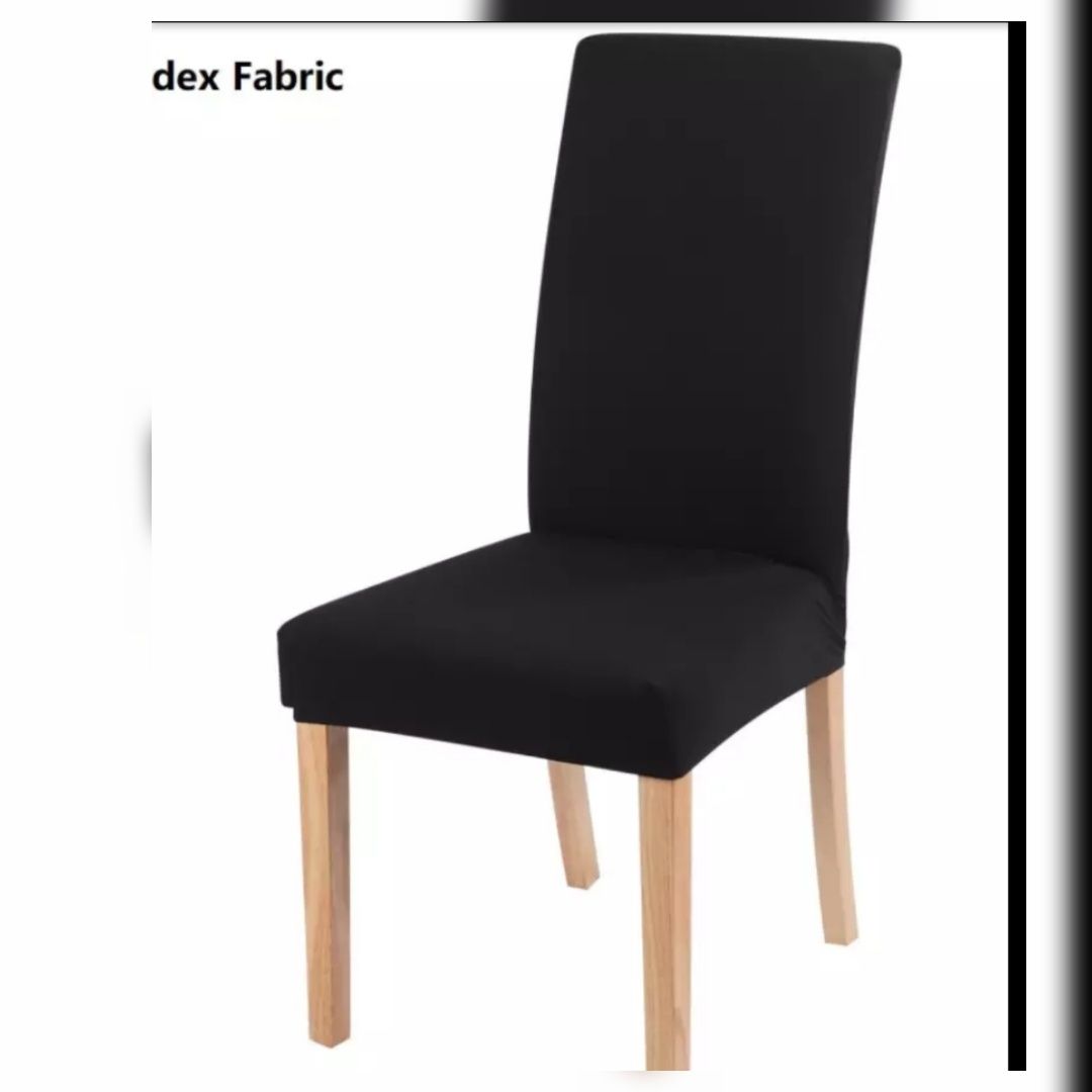 Pokrowce na krzesła kolor czarny