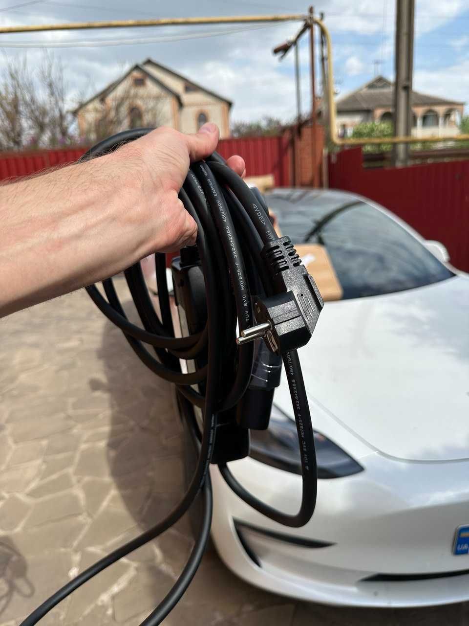 16 ампер 3.5КВ Зарядка для электромобиля теслы,Зарядний пристрій Tesla