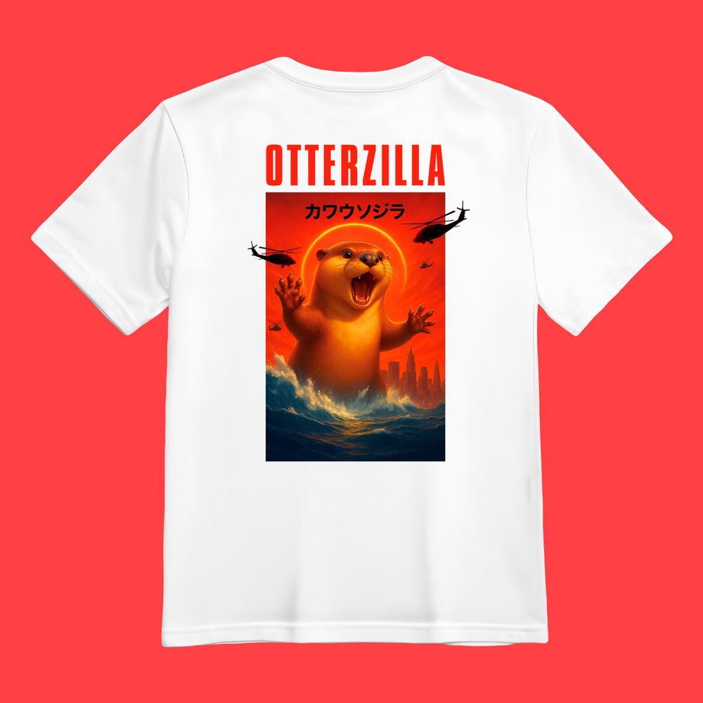 T-shirt od TeeJez PL - Otterzilla, nowy