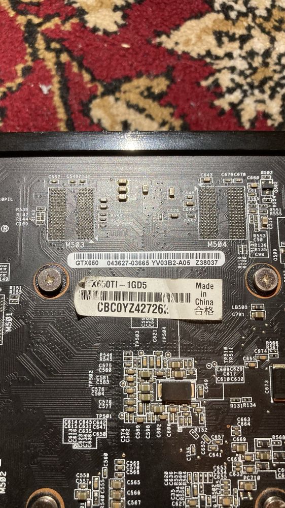 Відеокарта Asus GTX 650 ti 1gb