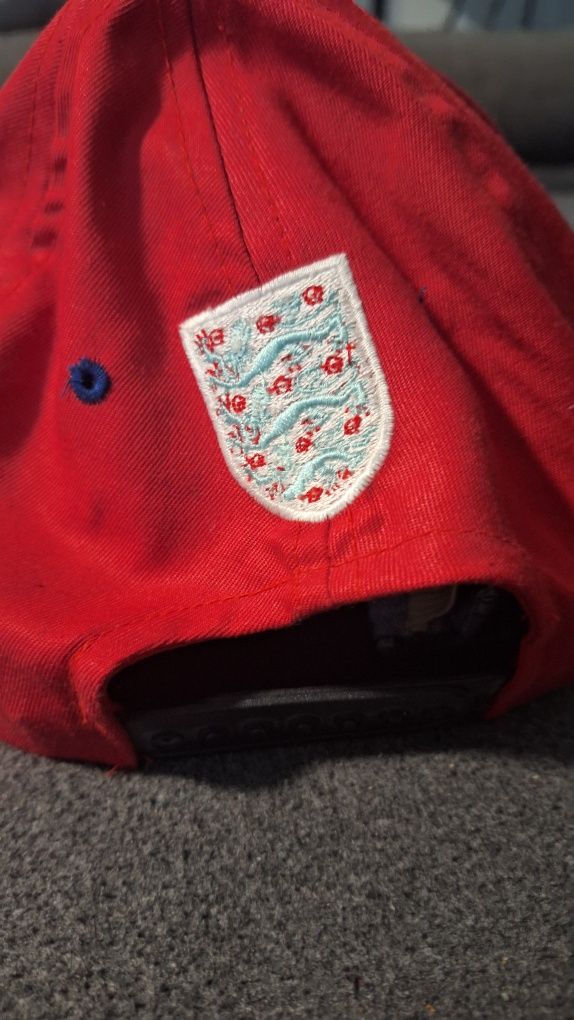 czapeczka z daszkiem England Three Lions 90's hat, vintage rare footba