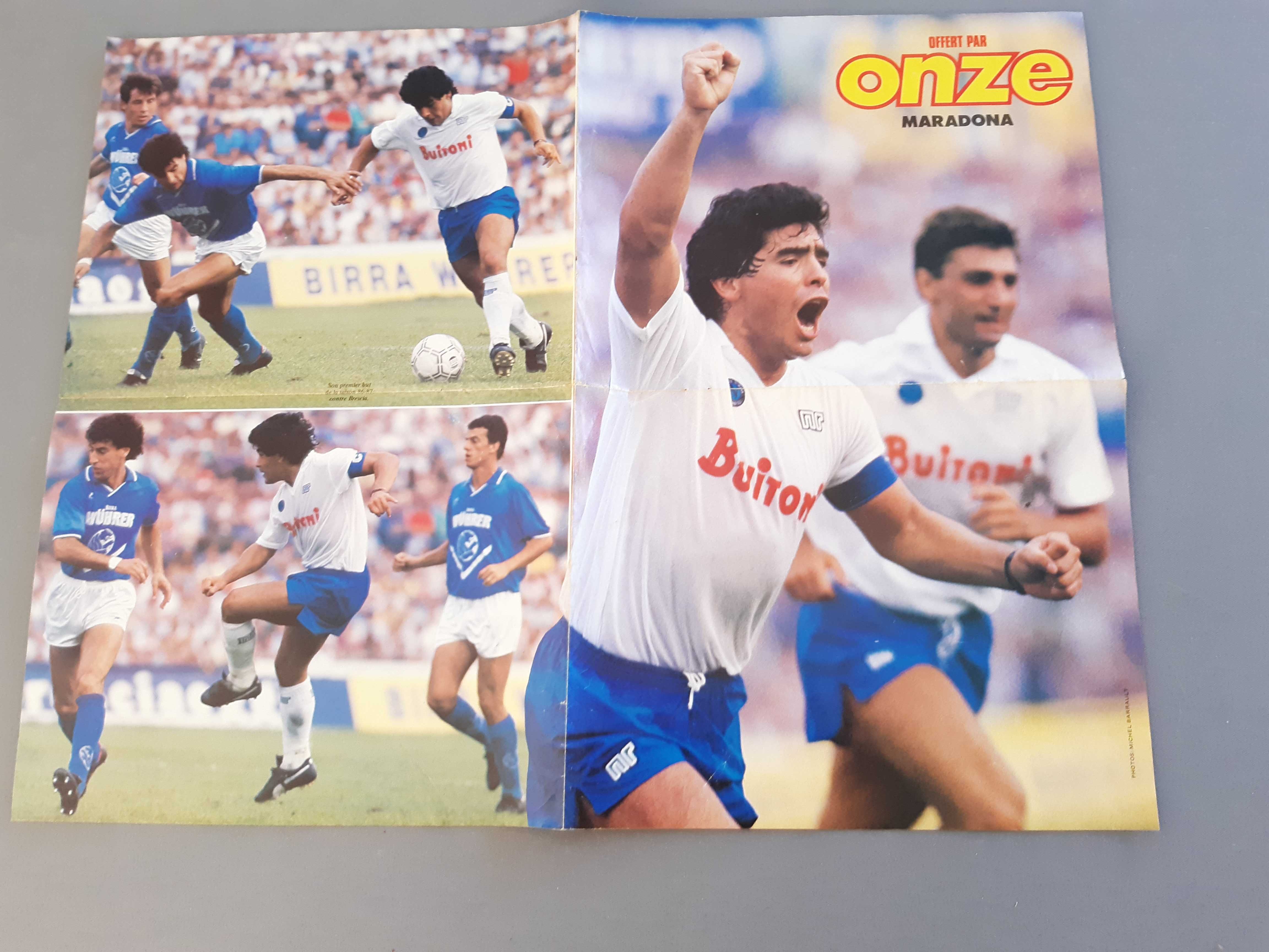 Posters Futebol Maradona, Chalana, Platini, etc.