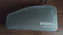 Torba rowerowa khaki na ramię Brooks 0,9 l