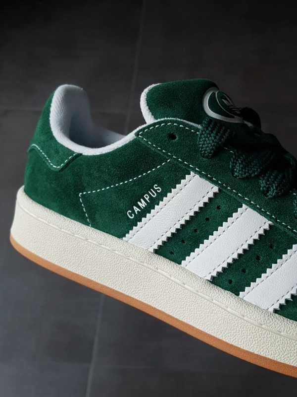 Adidas Campus 00s Dark Green Cloudy White 37