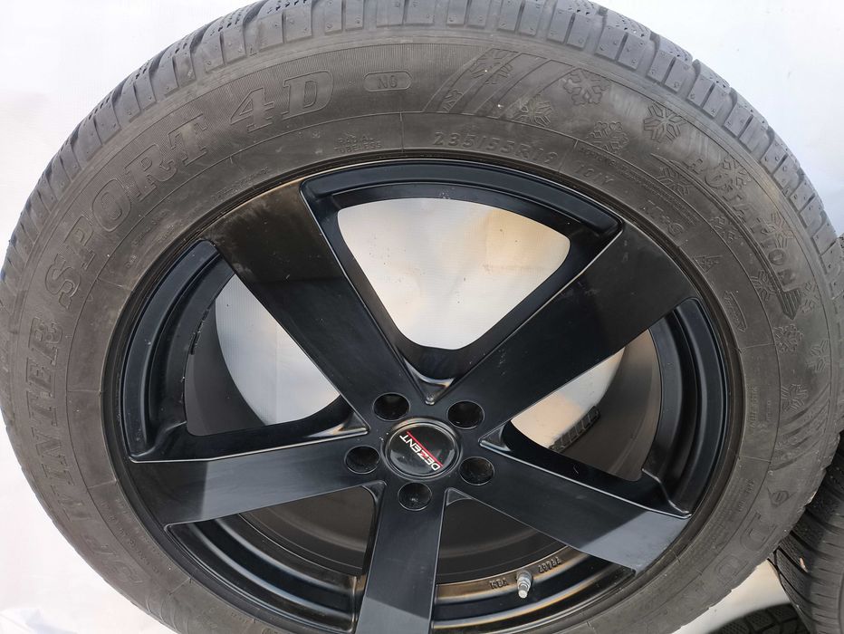 4x felgi 19''' 5x108 et45 czarne Super stan!!Tanio!