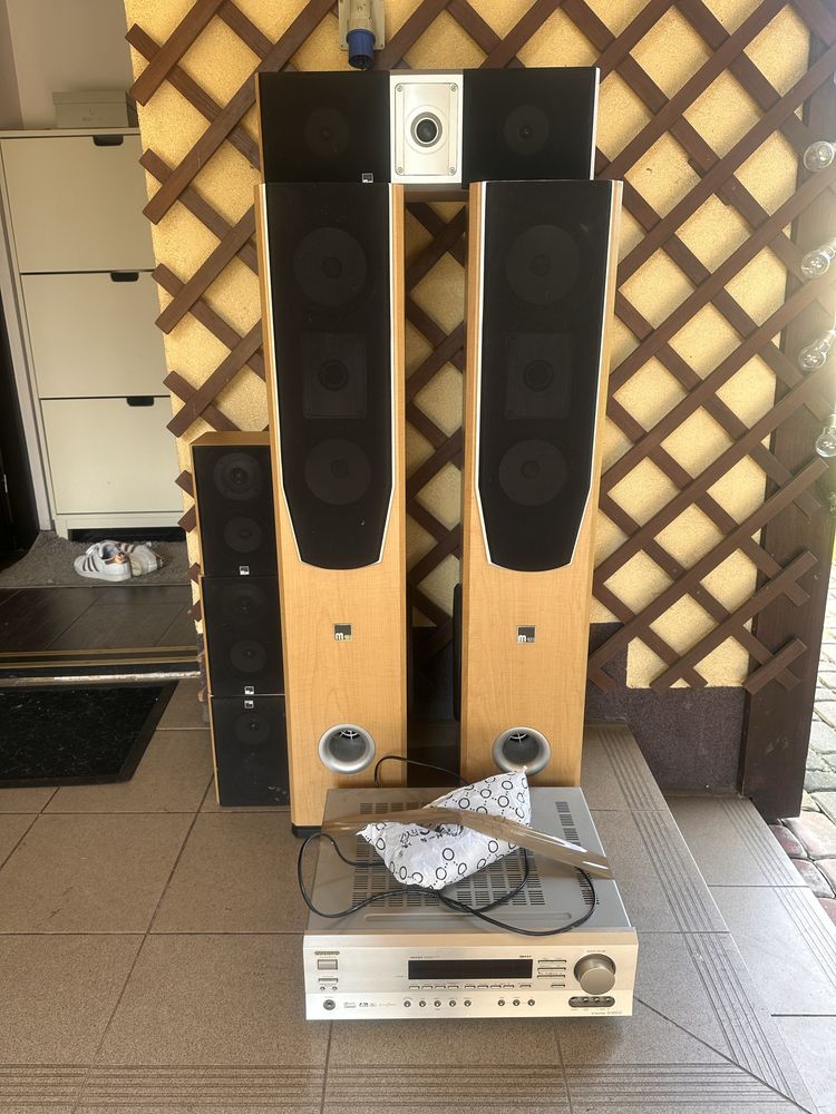 Amplitiuner Onkyo TX-SR501E plus głośniki M-Audio HTS 501
