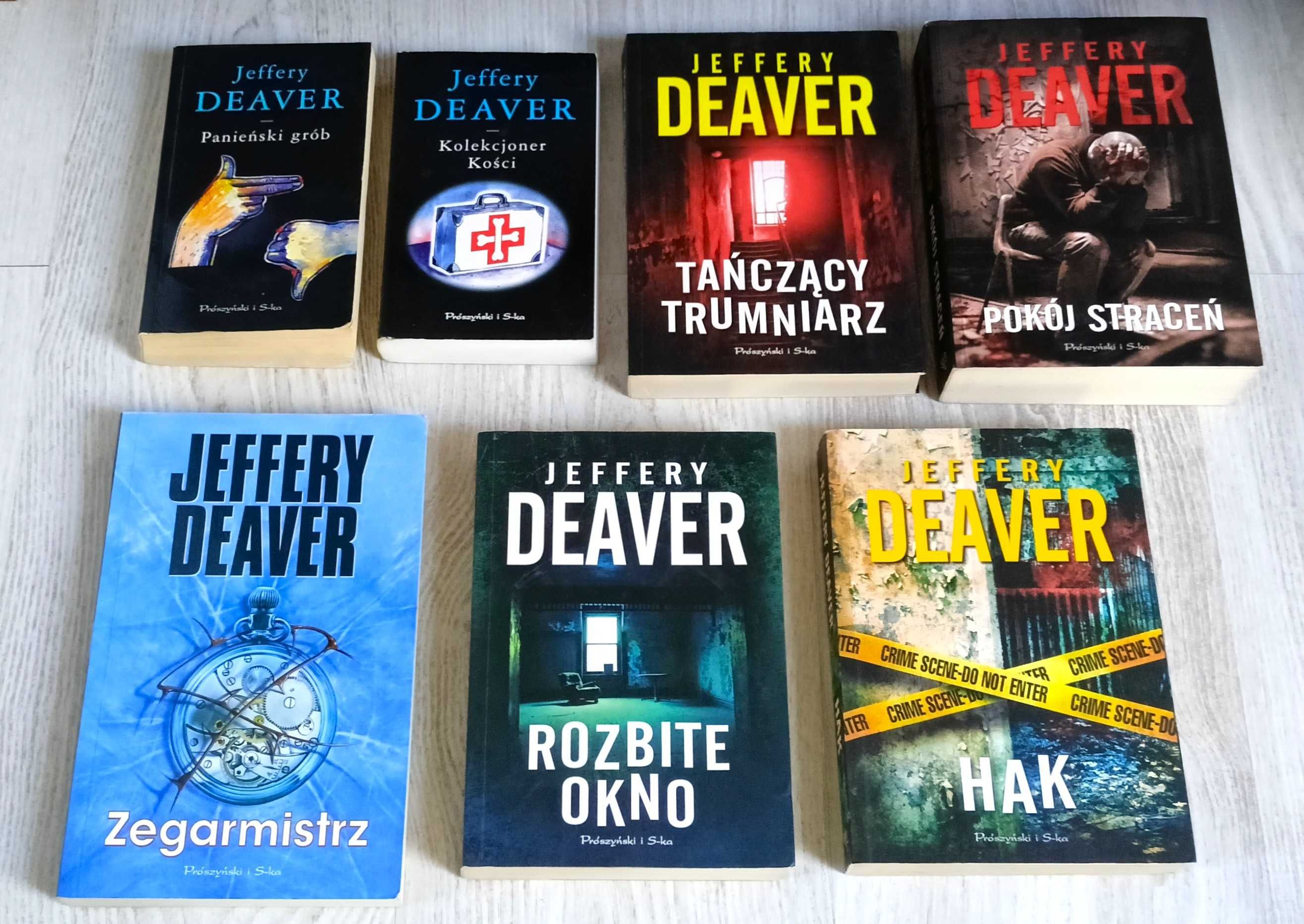 7x Deaver Pokój straceń Zegarmistrz Rozbite okno Kolekcjoner kości Hak