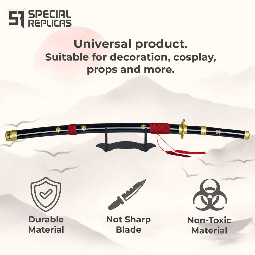 Miecz Katana Roronoa Zoro Enma One Piece Drewniany JT10661BK