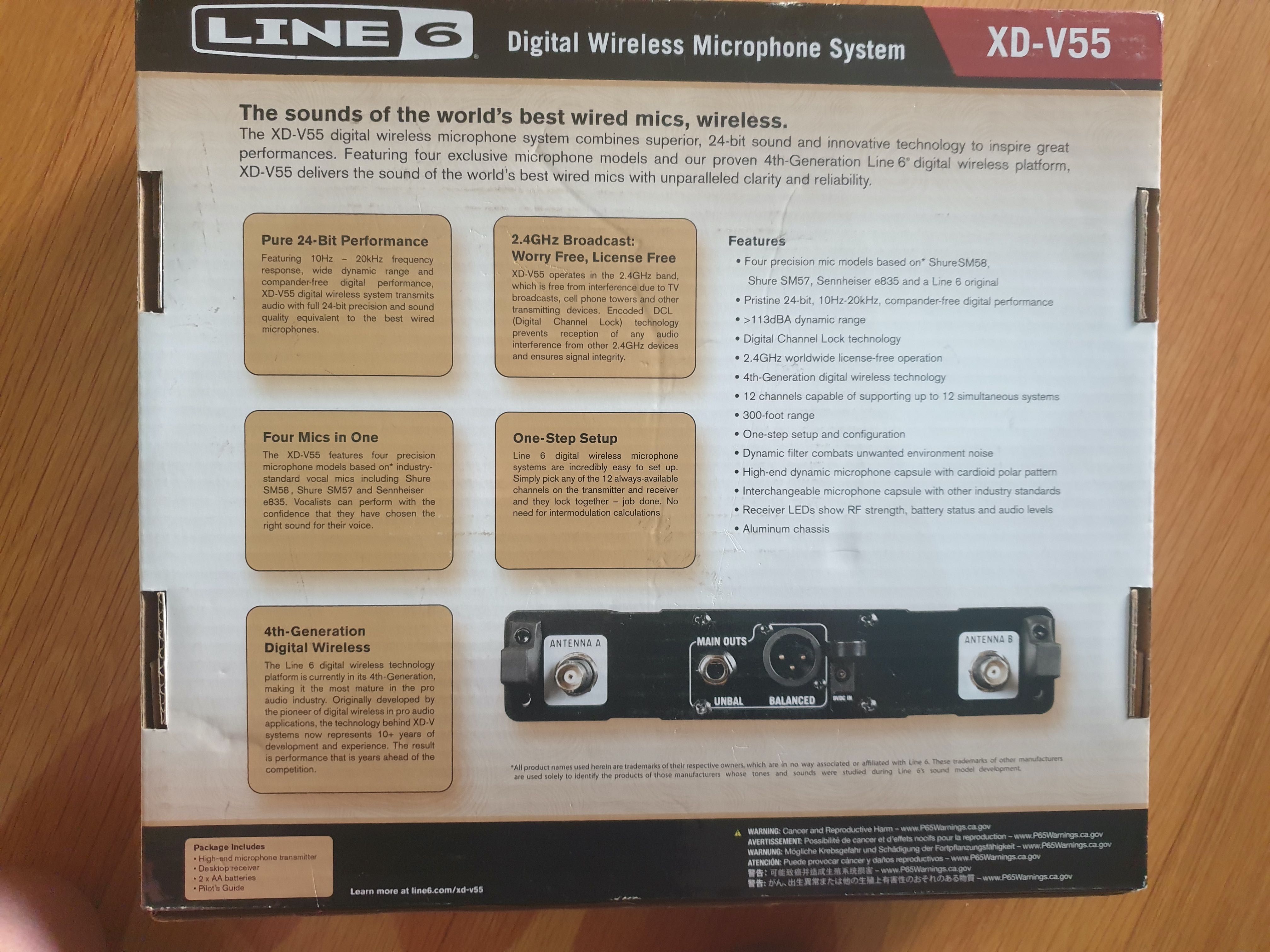 Microfone Line6 XD-V55