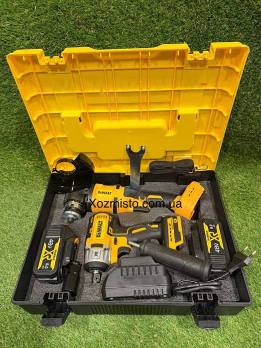 Набор 2в1 АКБ DeWalt 48 V (Гайковерт DCF922D2T + Болгарка DCG405P2