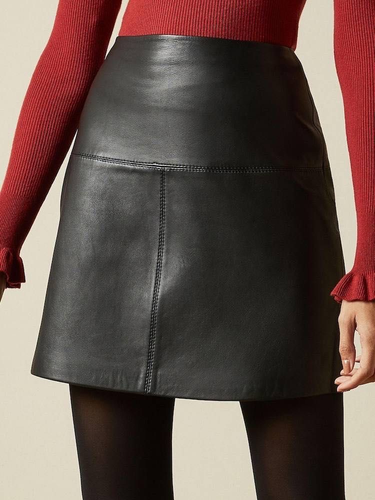 Шкіряна стильна спідниця Ted Baker