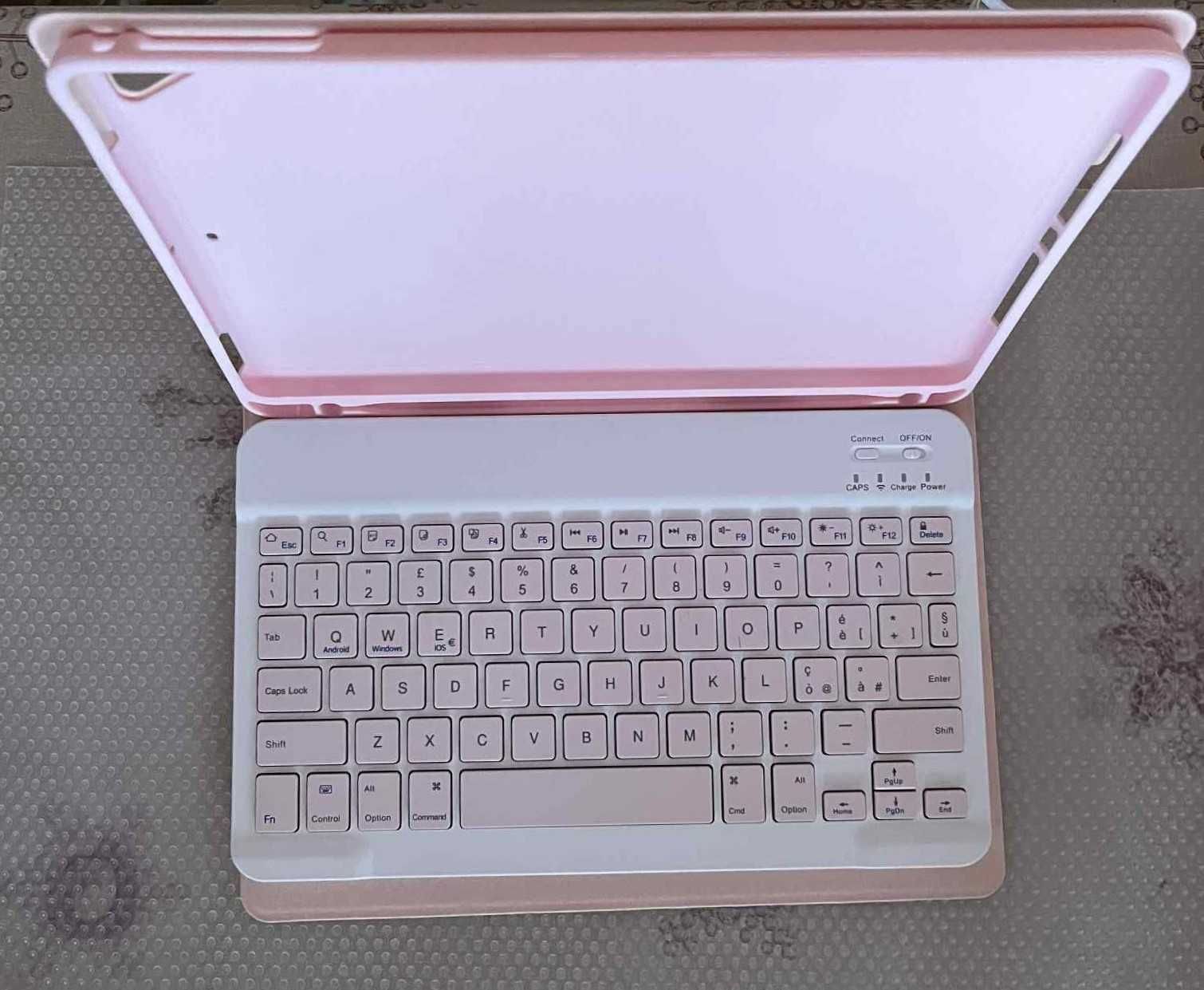 Ultra Thin Smart Keyboard Case – iPad 9.7 / Air 1 / Air 2 (Rosa)