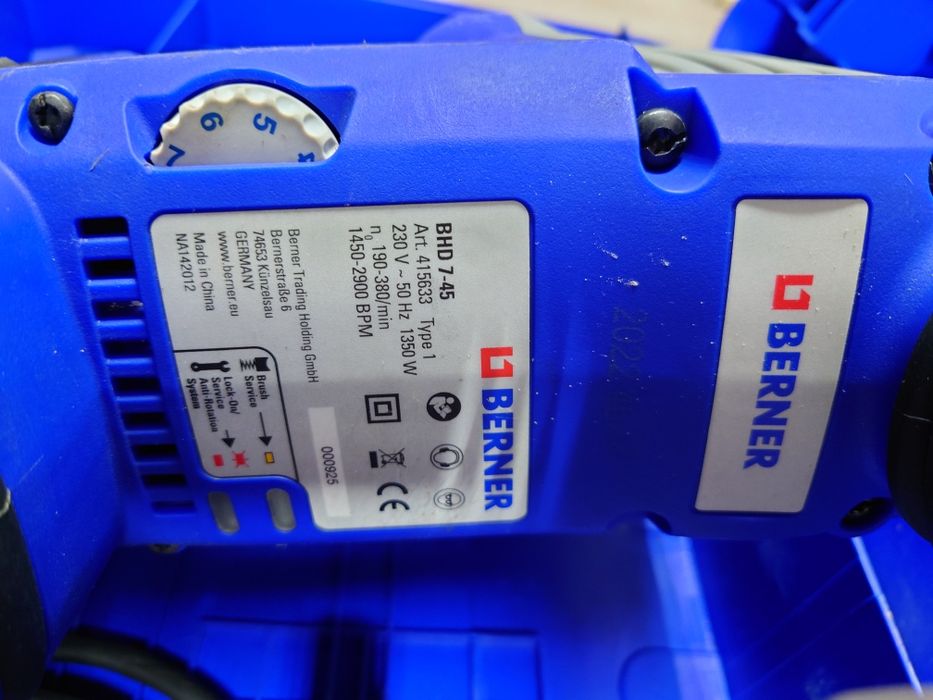 Перфоратор BERNER BHD 7-45.