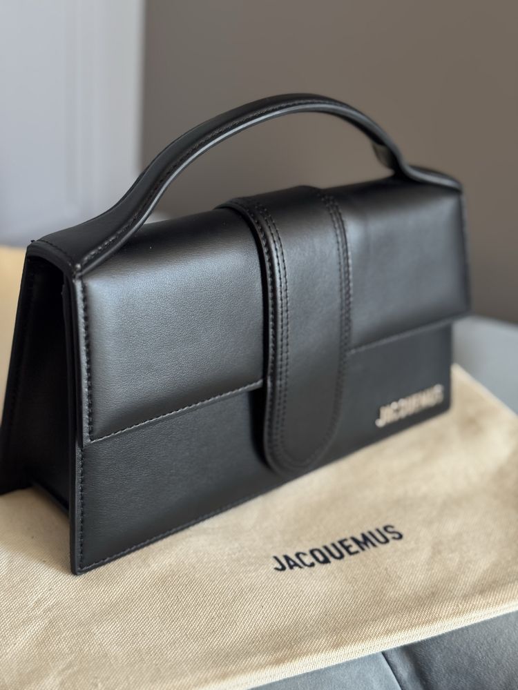 Jacquemus Large Bambino. Оригінал кросбоді жакюмус сумка