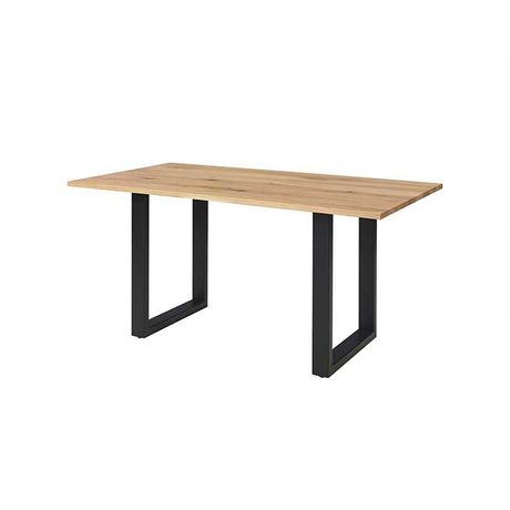 Dębowy stół z czarnymi nogami COMO - Soolido 140x90