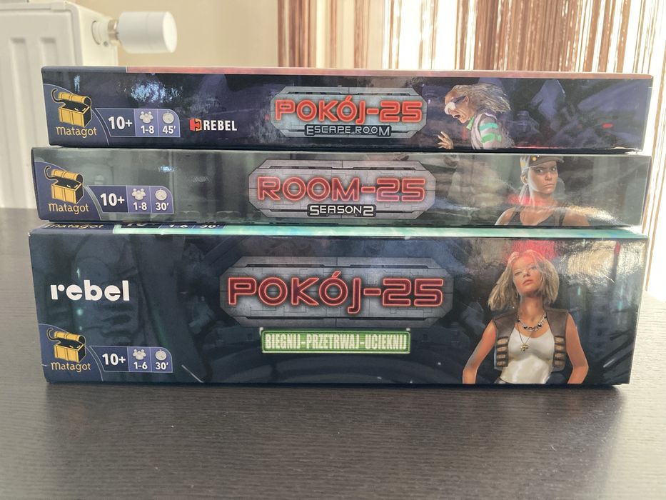 Pokoj 25 (+2 dodatki) gra planszowa