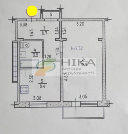 Продам 1 к кв покращеного планування з ремонтом