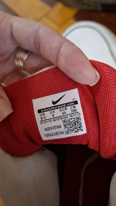 Кросівки чоловічі Nike Air Jordan 4 SE What The Cement White Red Blue