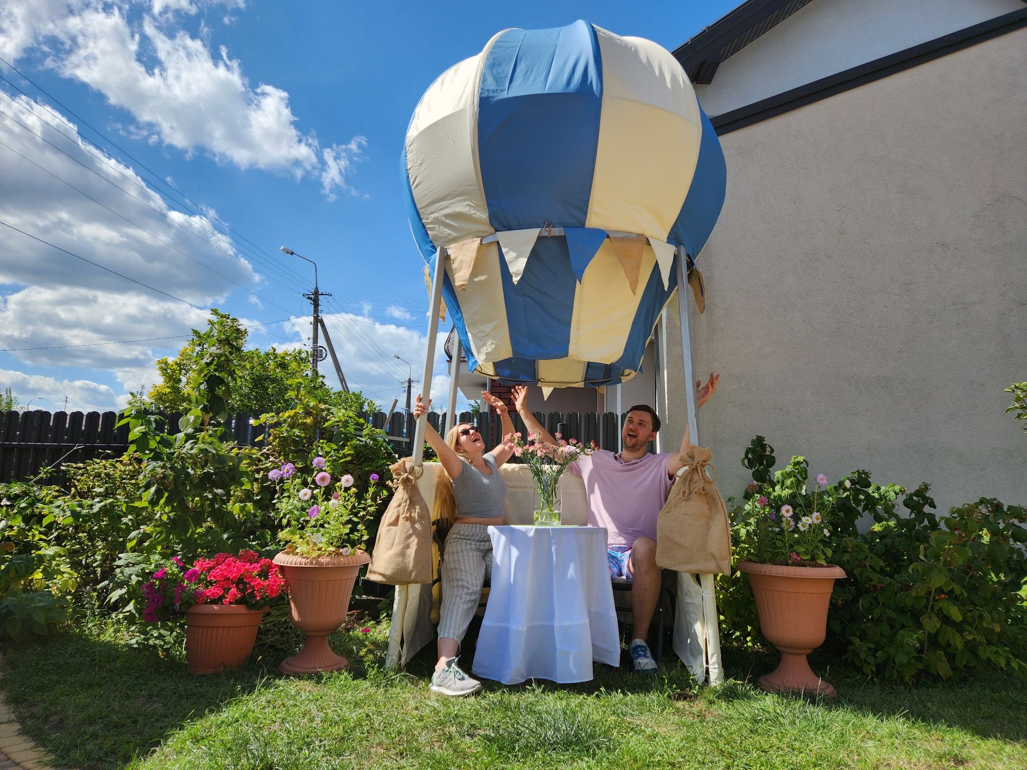Wielki Balon Dekoracyjny 3,4m - na Eventy, śluby lub do ogrodu