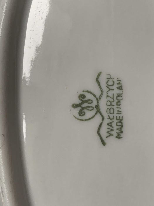Półmisek owalny Wałbrzych 37 x 25 cm PRL