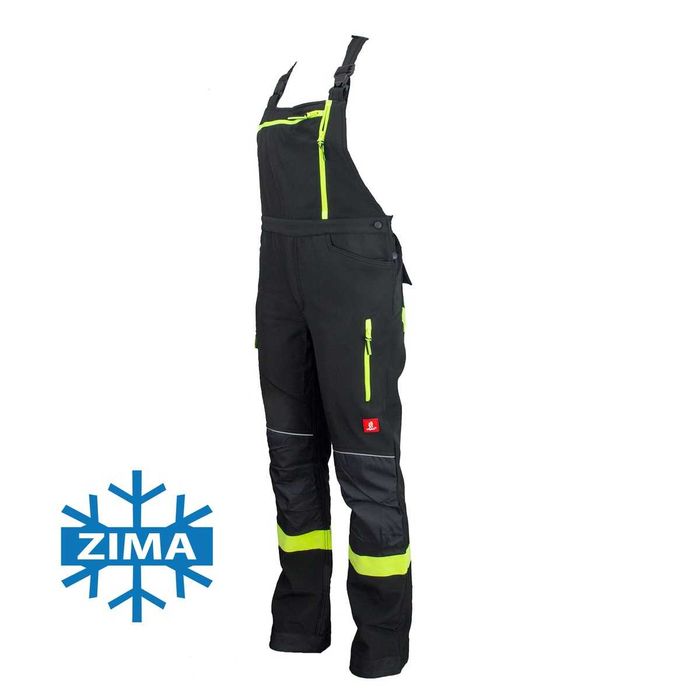 Spodnie Robocze OCIEPLANE OGRODNICZKI Softshell Elastyczne Rozmiar 52