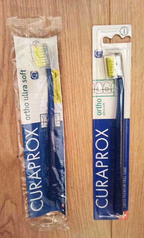 CURAPROX ortho ultrasoft 2 szczotki orto + próbki pasty ELMEX/MERIDOL