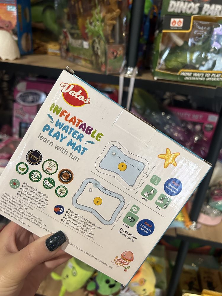 Mata wodna sensoryczna dla niemowląt