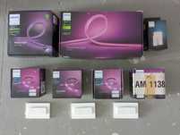Philips Hue zestaw: zewnętrzna 5m i 2m, 3x lightstrip 2m, ściemniacze