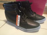 Sneakersy botki damskie na koturnie 40