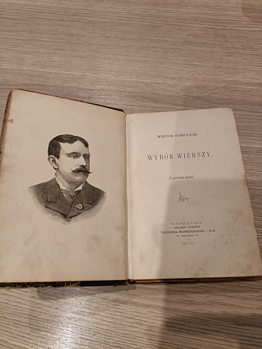 Wybór wierszy Witold Gomulicki 1900 rok