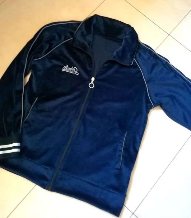 Rozpinany dres welurowy